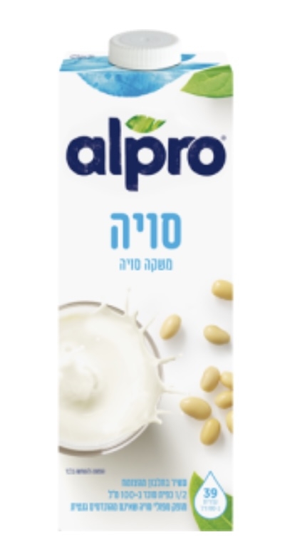 משקה סויה alpro