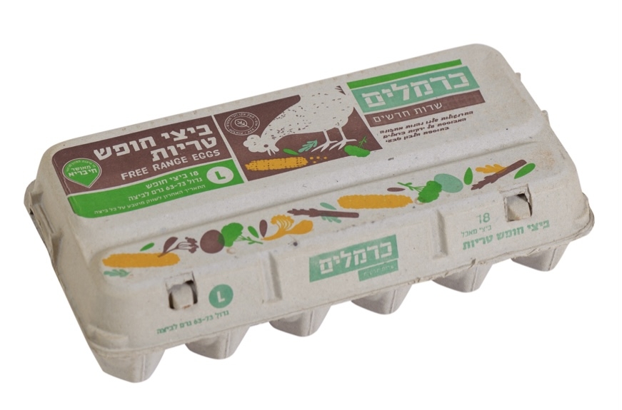 ביצי חופש L כרמלים (18 יחידות)