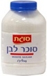 סוכר לבן מיכל פלסטיק סוגת 1 ק"ג