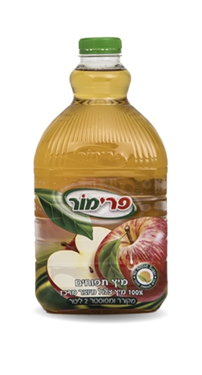 מיץ תפוחים טבעי פרימור 2 ליטר