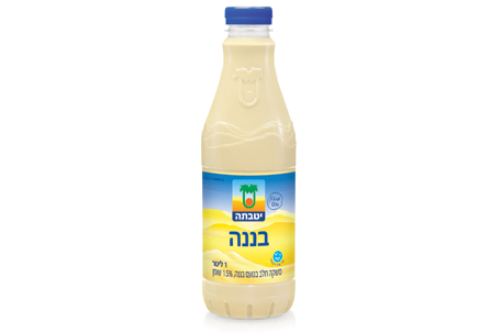 משקה חלב בטעם בננה 1 ליטר יטבתה