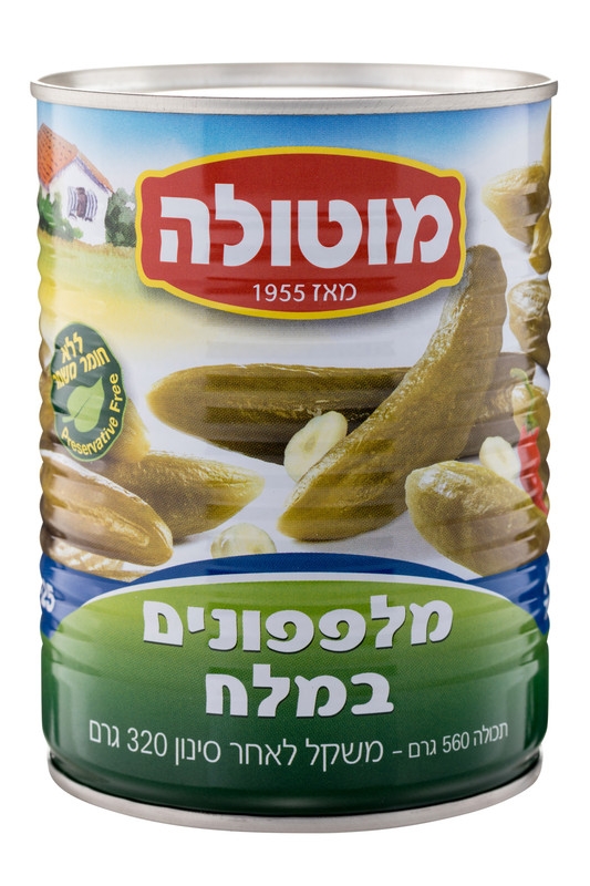 מלפפונים במלח 320 גרם 18-25